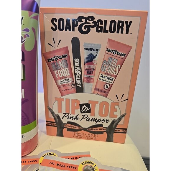 Lot 9 LIMITED EDITION Soap & Glory Fresh As Fig Body Wash BUTTER Face MASK Milk - Picture 4 of 8